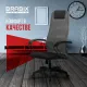 Кресло  PREMIUM "Ultimate EX-800" пластик, плотная двойная сетка Х2, черное/серое. Фото товара с разных ракурсов.