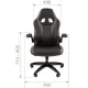 Игровое кресло Chairman Драйв 15 Россия черн.красный. Фото товара с разных ракурсов.