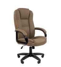 Кресло руководителя Chairman 600LT Россия чер.пласт экопремиум бежевый