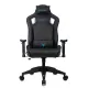 Кресло игровое Knight Outrid Smile черный эко.кожа крестов. пластик. Фото товара с разных ракурсов.